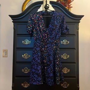 French Connection floral dress.